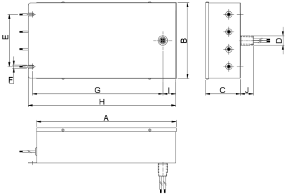 暗室EMC三相滤波器 暗室EMC三相滤波器