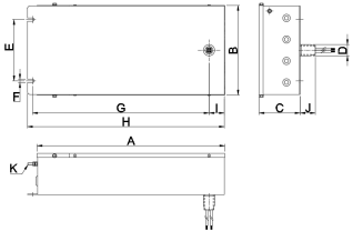 直流两线电源滤波器